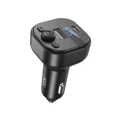 FM модулятор XO BCC18 USB-A OTG/USB-C чорний (BCC18.black) - фото 5