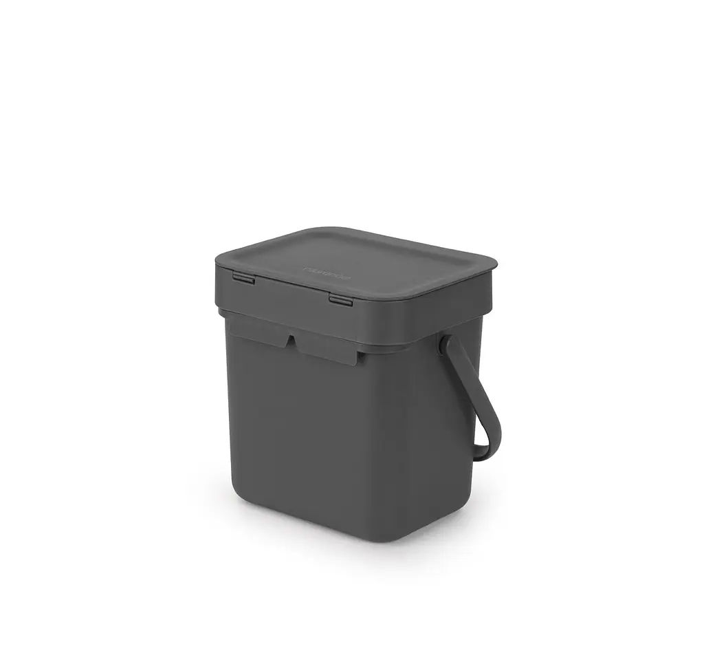 Відро для сміття Brabantia Sort&Go, темно-сірий, 3 л (209888) - фото 3