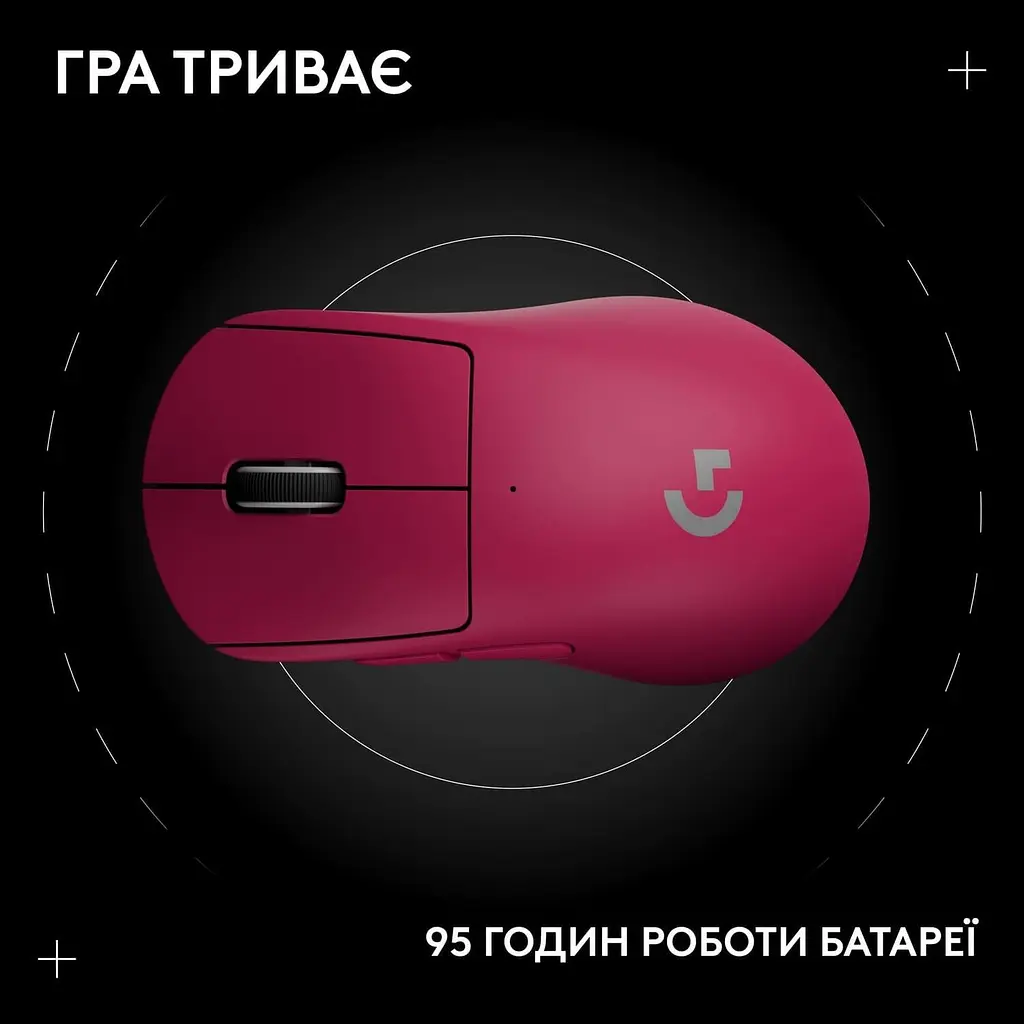 Миша Logitech G Pro X Superlight 2 DEX Pink (910-007373) - фото 14