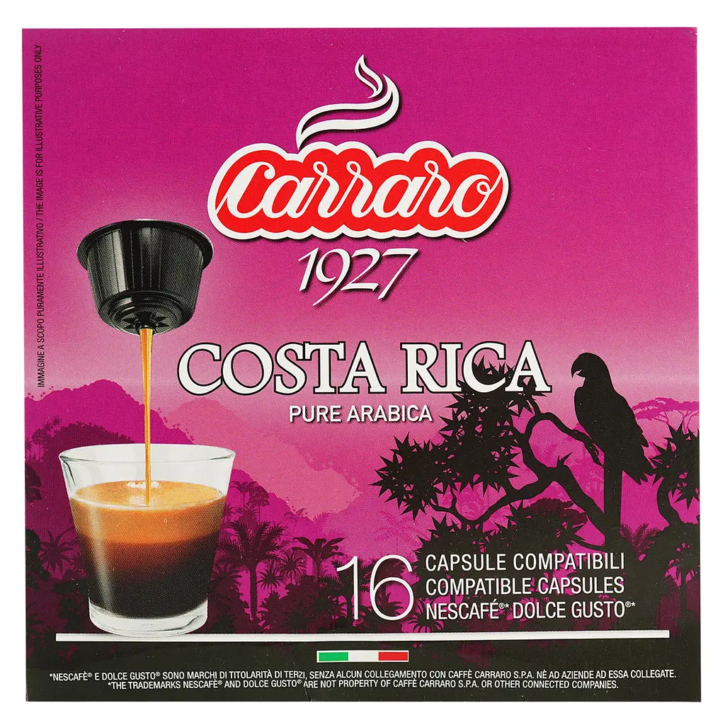 Уцінка. Кава в капсулах Carraro Dolce Gusto Costa Rica, 16 капсул  - фото 2