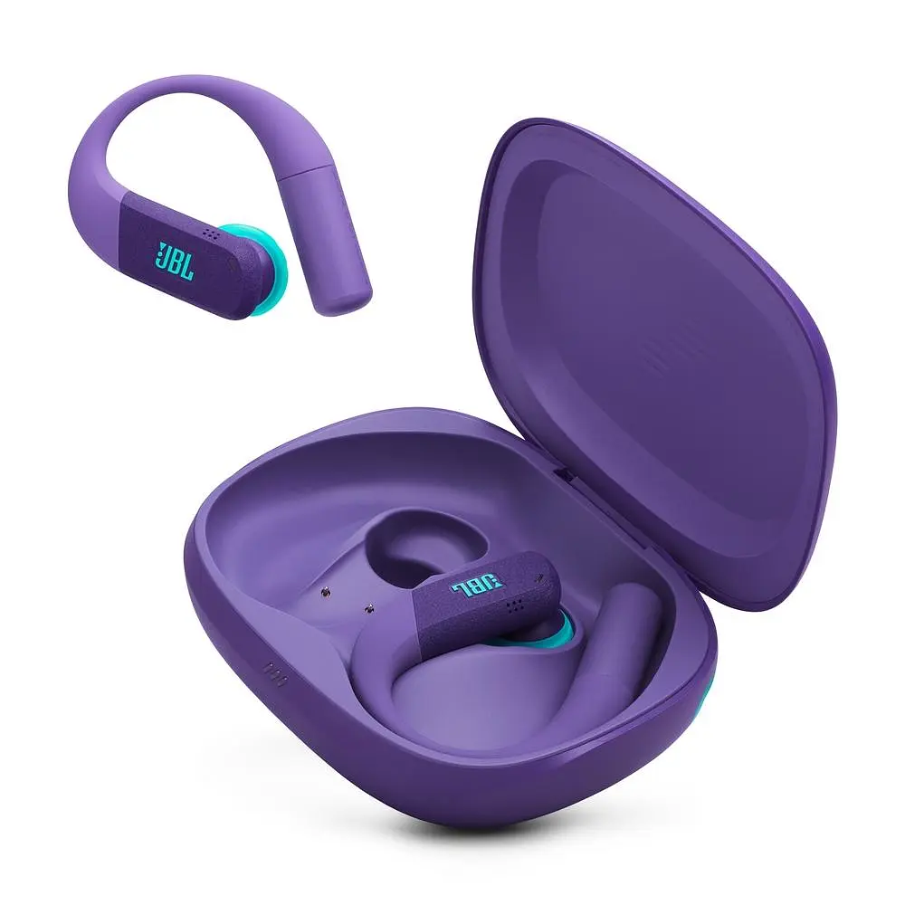 Спортивні бездротові TWS-навушники JBL Endurance Peak 4 Purple - фото 3