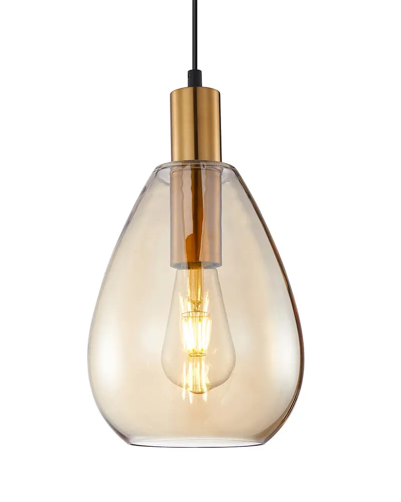 Светильник подвесной, люстра Italux PND-27812-3A-BRO-AMB Zulo E27 1x40W IP20 - фото 3