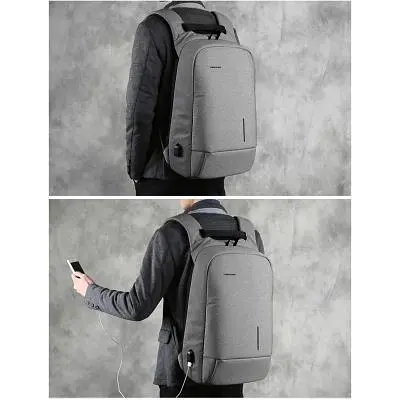 Рюкзак для ноутбука Kingsons 17" laptop backpack Light Grey (KS3149W-D17L) - фото 7