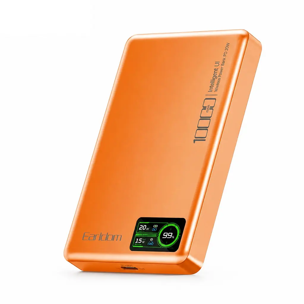 Power Bank 10000 mAh Earldom ET-PD62 MagSafe 20W PD Cosmic Orange