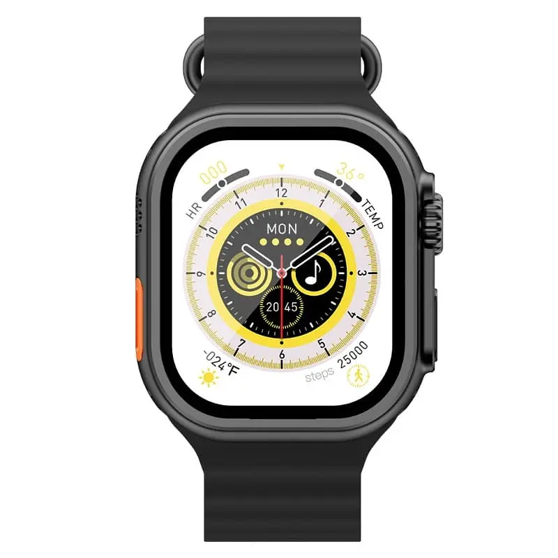 Смарт-годинник з Sim картою 4G LEMFO X9 Call силіконовий ремінець Black (16723) - фото 2
