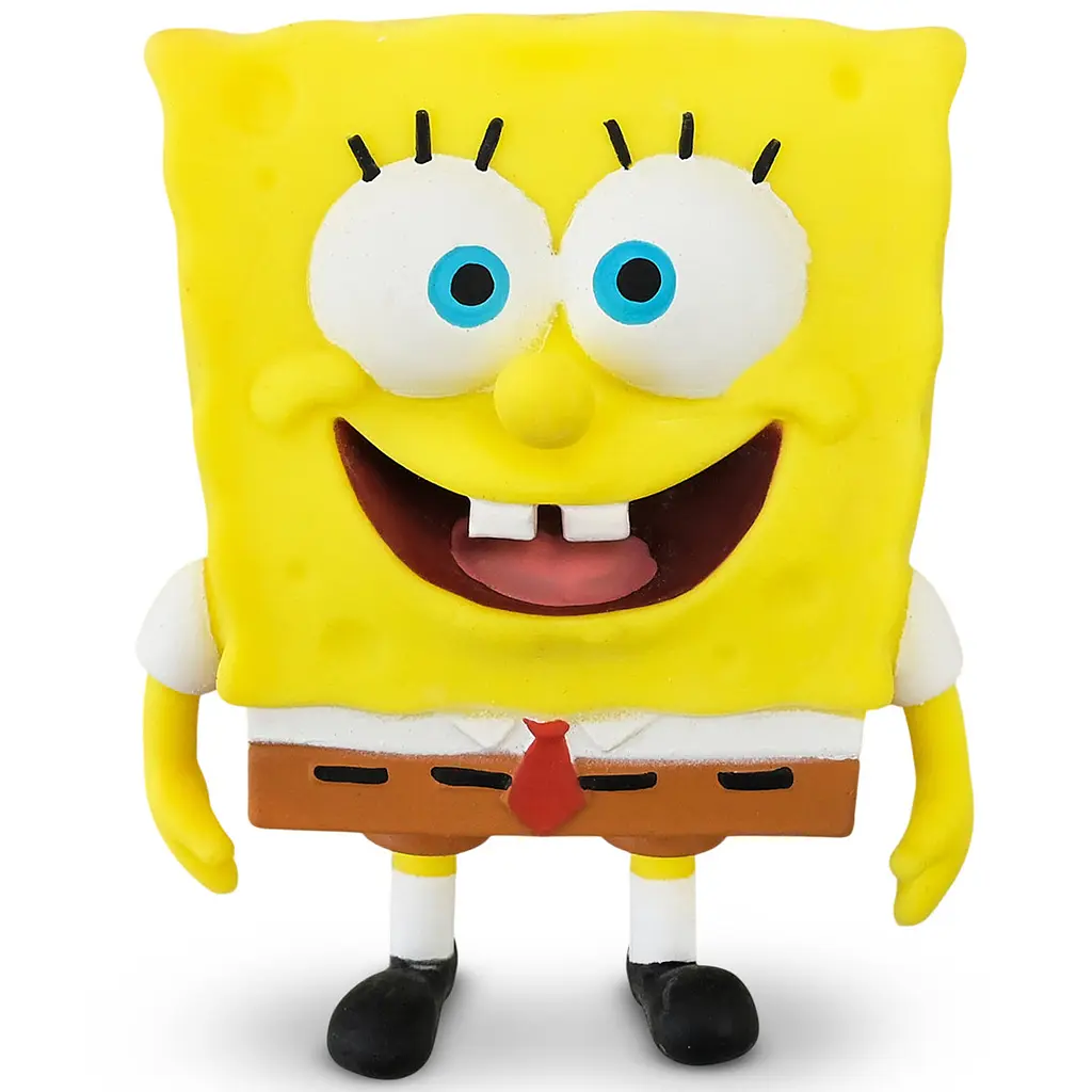 Іграшка тягнучка Губка Боб SpongeBob антистрес з піском супергнучка 10 см - фото 2