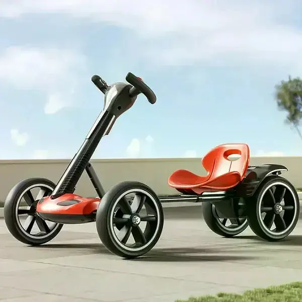 Дитячий електромобіль GO KART F1 з пультом і Bluetooth 390 Вт червоний - фото 3