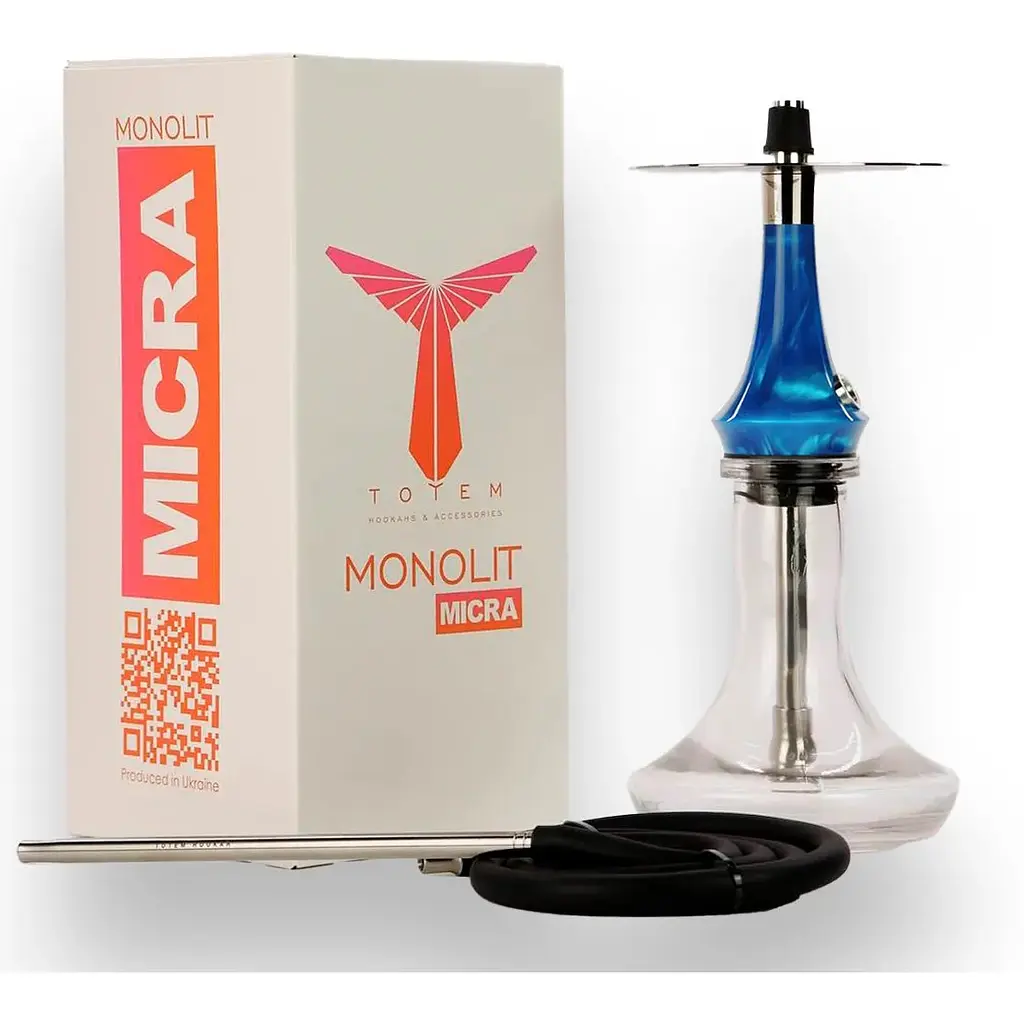 Кальян Totem Hookah Monolit Micra Ocean Blue - фото 2