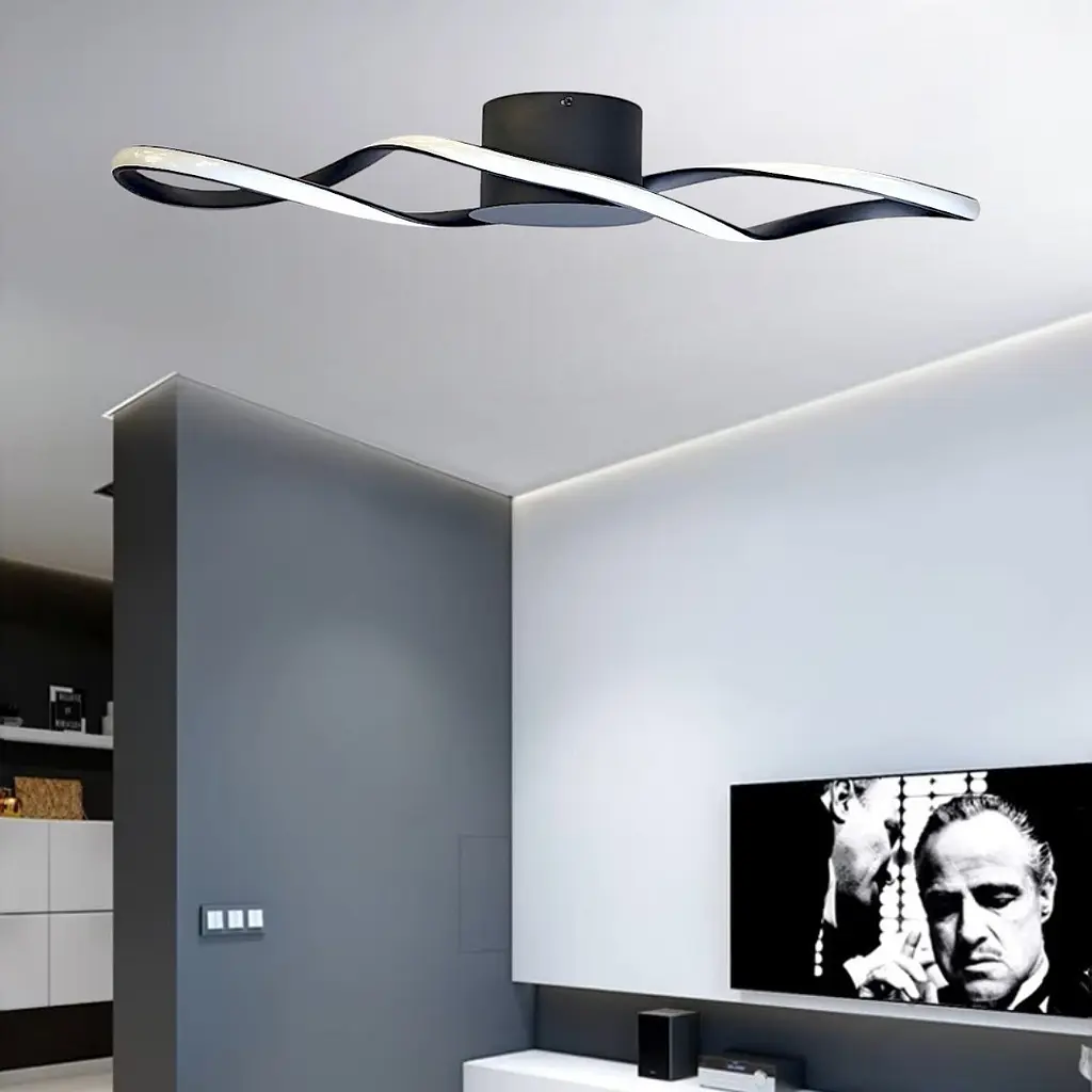 Підвісна LED-люстра Art MX240513/80BK - фото 3