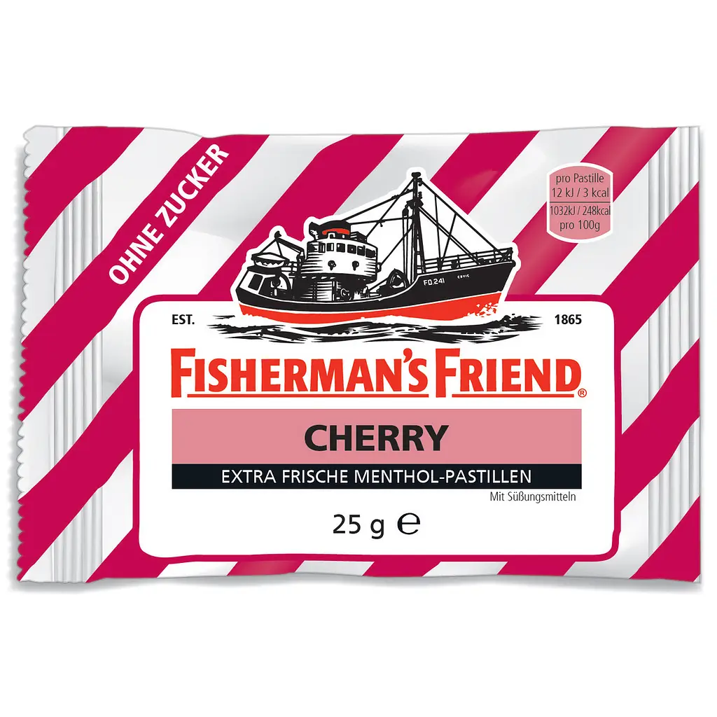 Блок Fisherman's Friend Cherry - без цукру 24x25g - фото 2