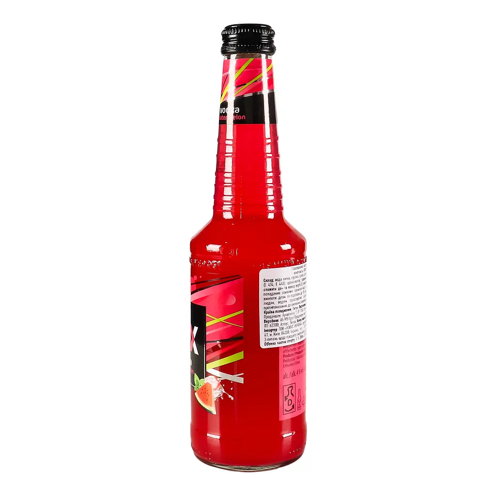 Напій слабоалкогольний MIX Vodka&Watermelon 4% 0.33 л - фото 3