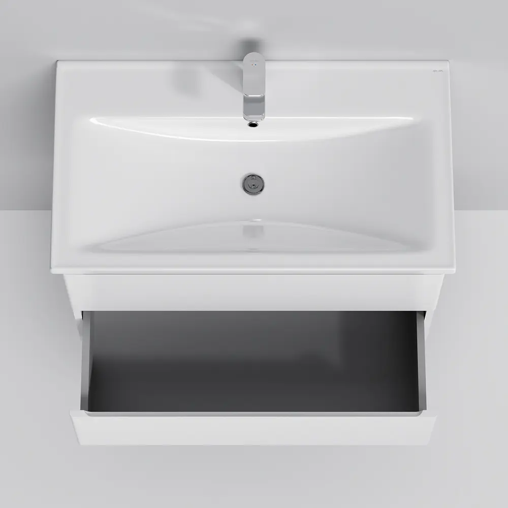 Тумба подвесная AM.PM X-Joy 80 см белый глянец с умывальником (M85-FHX0802-WC0802WG38) - фото 5
