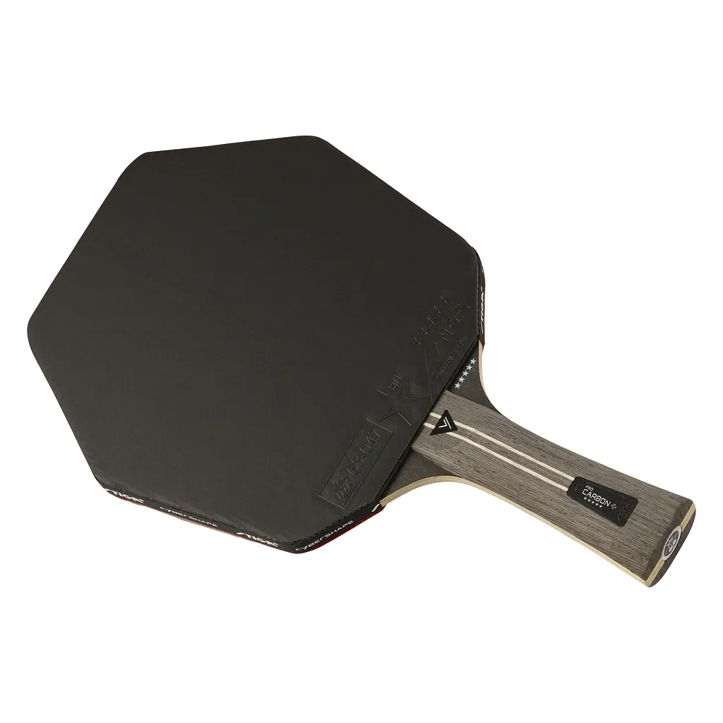 Ракетка для настільного тенісу Stiga Pro Carbon Plus Cybershape 5 Star FL (1215-0401-35) - фото 3