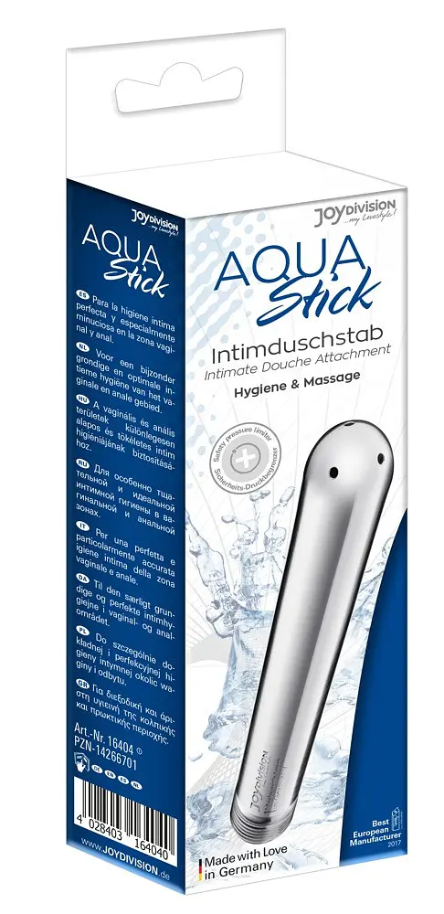 Анальний душ Joy Division Aluminium Intimate Douche, сріблястий - фото 2