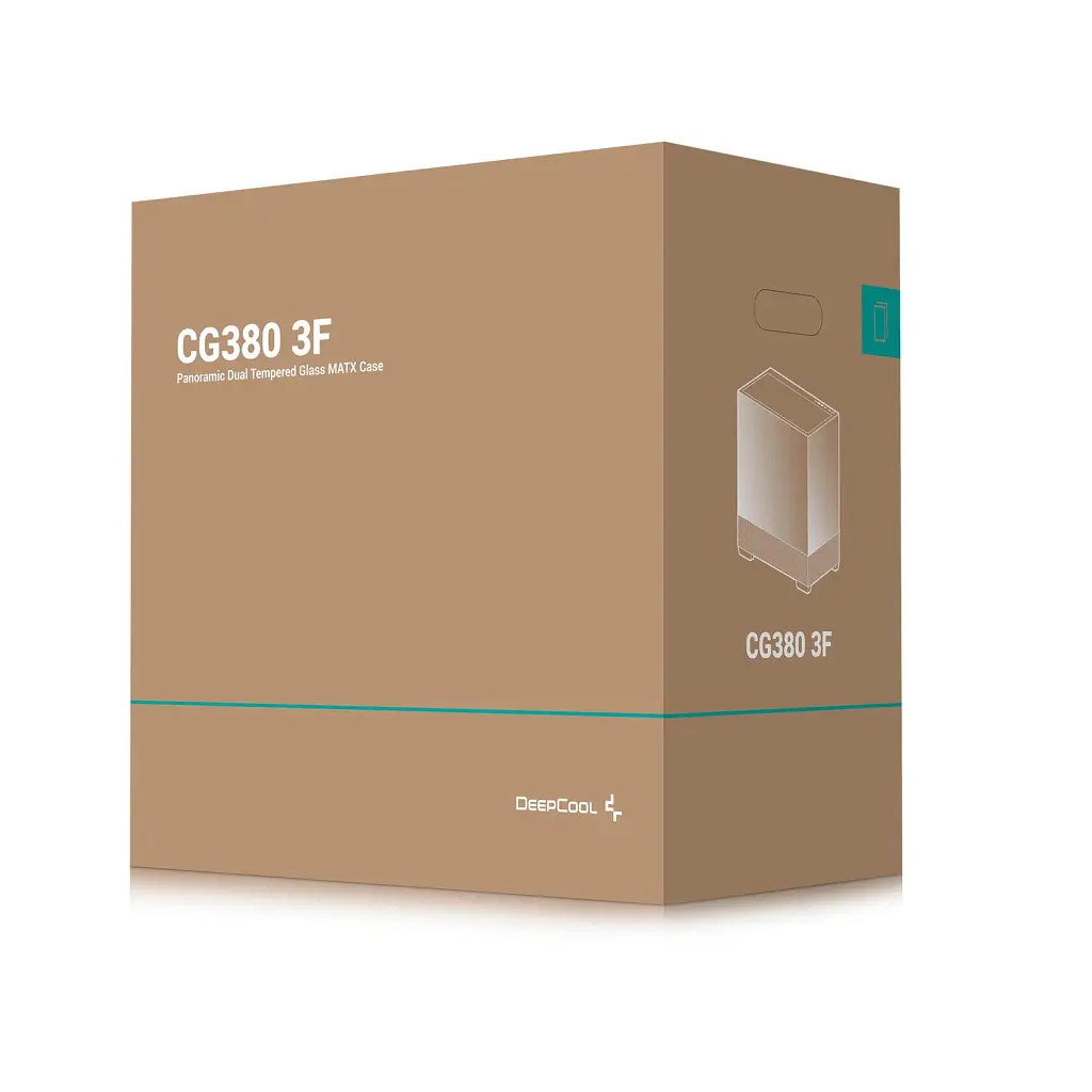 Корпус для ПК Deepcool CG380 3F Black (R-CG380-BKAGM3-G) - фото 2