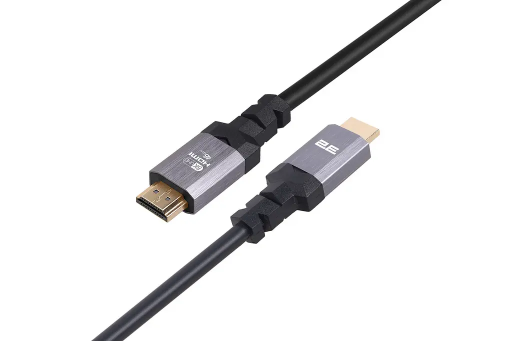 Провід HDMI 2E HDMI M/M 3 м 2.1 4K/120Hz 8K/60Hz 48Gbps Ultra High Speed Чорний - фото 4