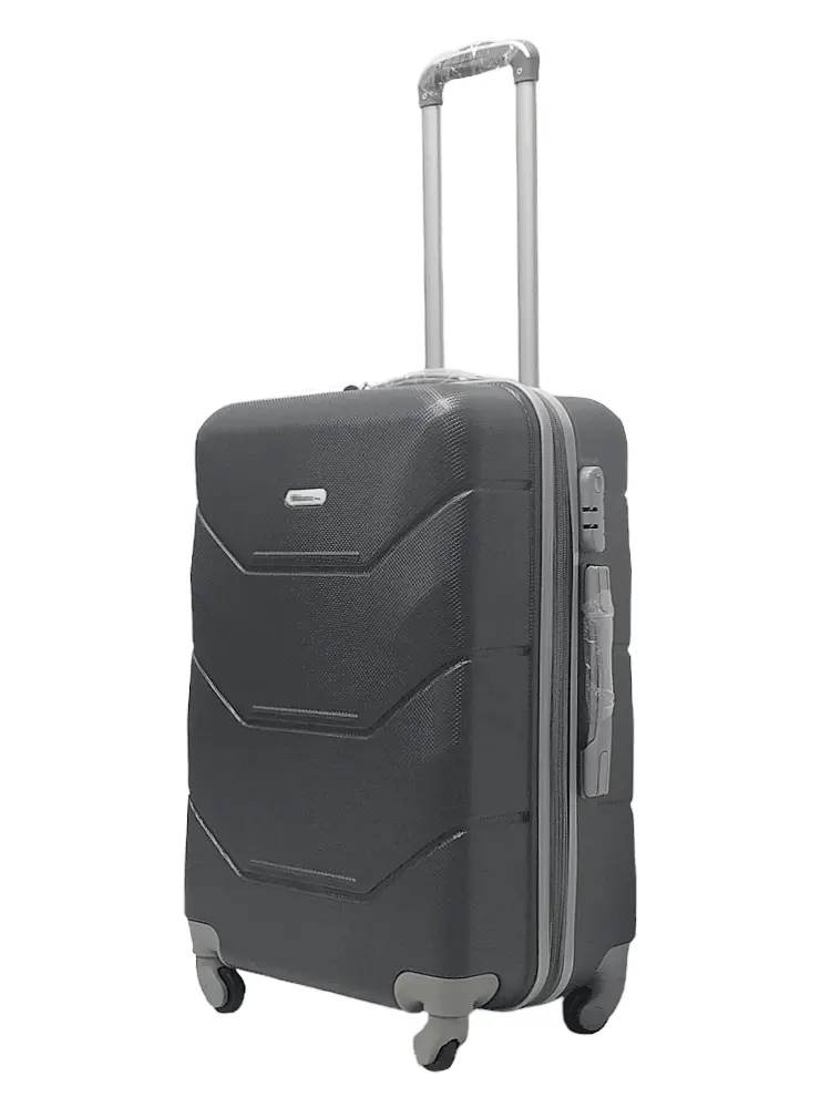 Валіза середня M ABS-пластик Milano bag 147M 66×46×29см 80л Сірий - фото 2