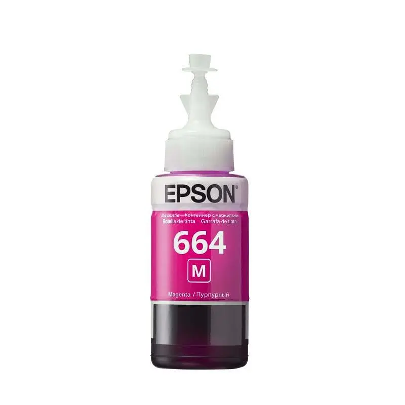 Чорнила Epson для L100/L200 Magenta C13T66434A (6643) без коробочки - фото 2