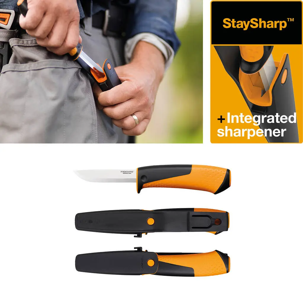 Універсальний ніж з точилом Fiskars (156017) 1023618 - фото 3
