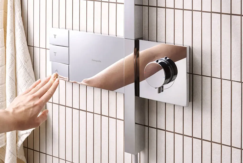 Душова система з термостатом Hansgrohe Raindance Alive Q 210x340 2jet з ShowerSelect Comfort chrome 24590000 - фото 3