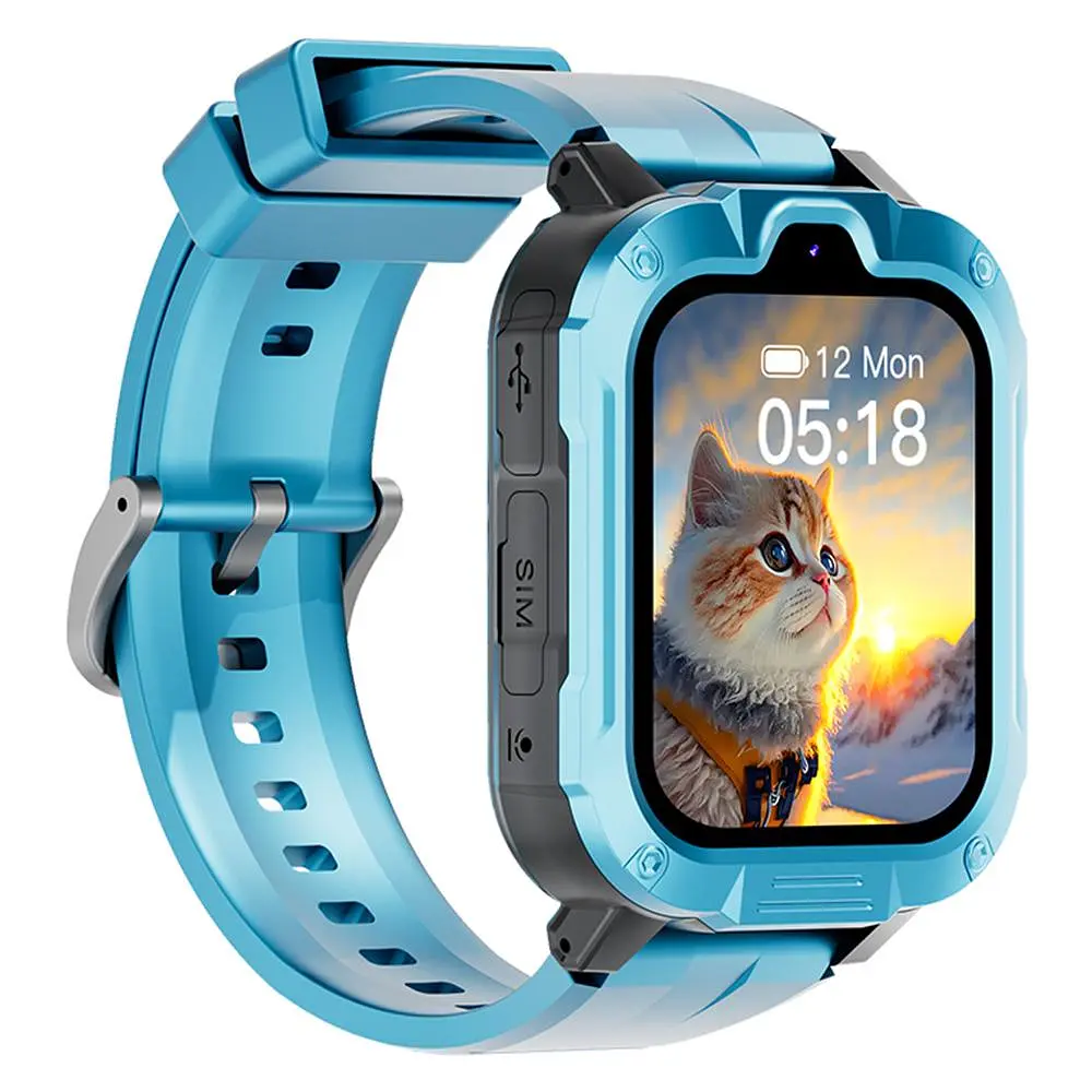Дитячий смарт годинник Lemfo H04G з GPS трекером для дітей, 4G SIM-картою, відеодзвінком, прослушкою, камерою, геозоною, SOS кнопкою та голосовим чатом - фото 3