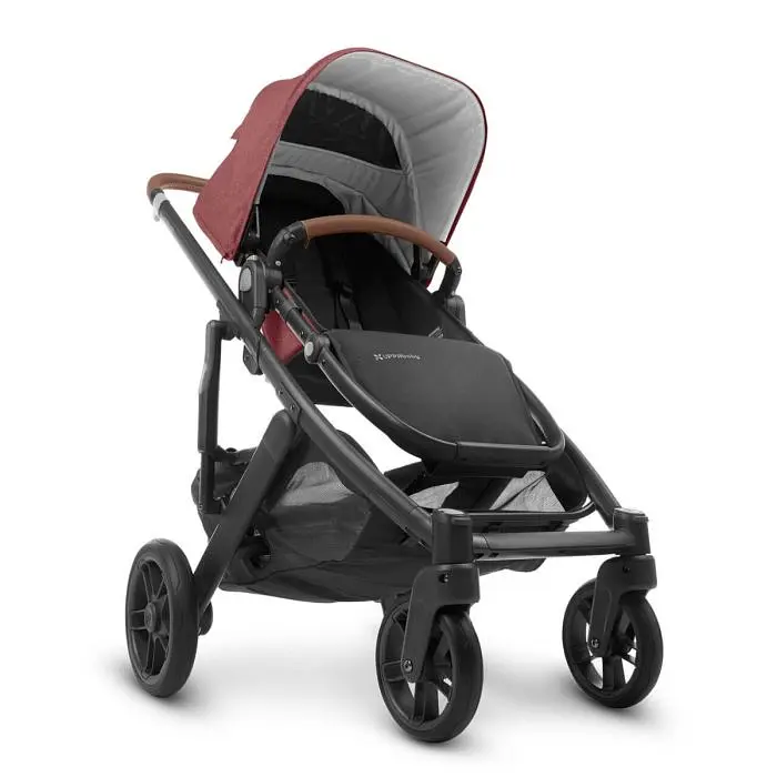 Прогулянкова коляска Uppababy Cruz V2 - Lucy + люлька Uppababy Carrycot Lucy Rosewood Melange Carbon Frame - фото 25