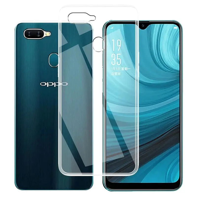 TPU чохол Epic Transparent 1,5mm для Oppo A5s / Oppo A12 / A7 Безбарвний (прозорий) - фото 5