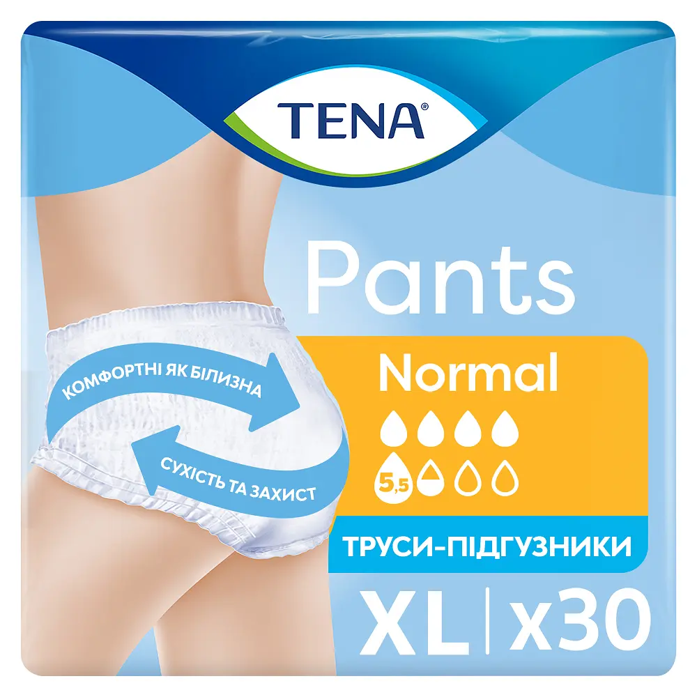 Труси-підгузки для дорослих Tena Pants Normal Extra Large 30 шт. - фото 2