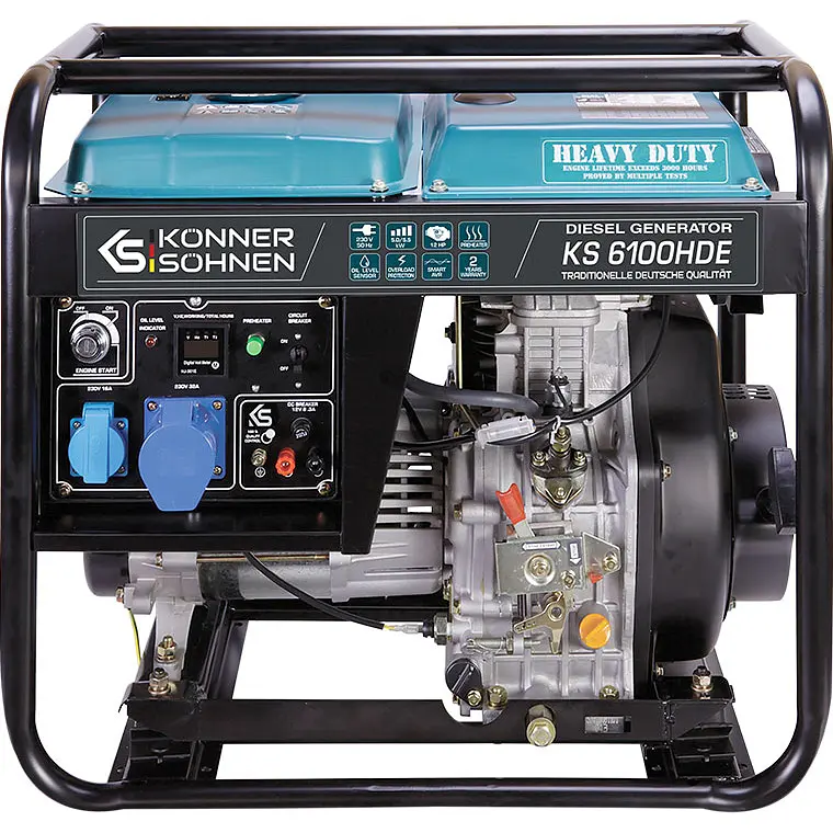 Генератор дизельний Konner&Sohnen KS 6100HDE [117110] - фото 2