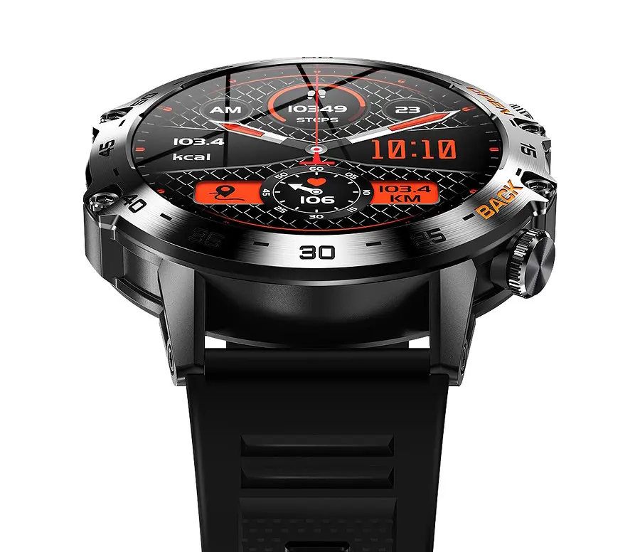 Часы Smart Delta K52 Black Rubber, 2 ремешка - фото 3