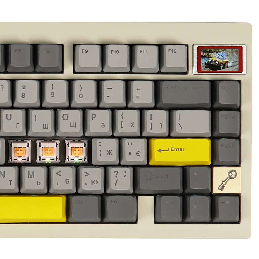Клавиатура Epomaker TH80 PRO V2 Wisteria Tactile White механическая беспроводная (TH80-PROV2-W-WT) - фото 8