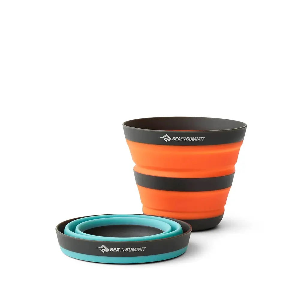 Чашка складная Sea to Summit Frontier UL Collapsible Cup Черный-Голубой - фото 3