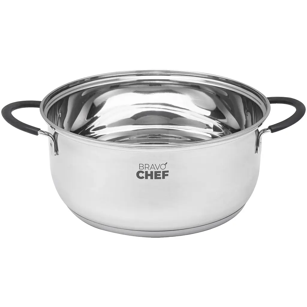 Набор кастрюль Bravo Chef Safran с крышками 3 шт. (BC-6002) - фото 4