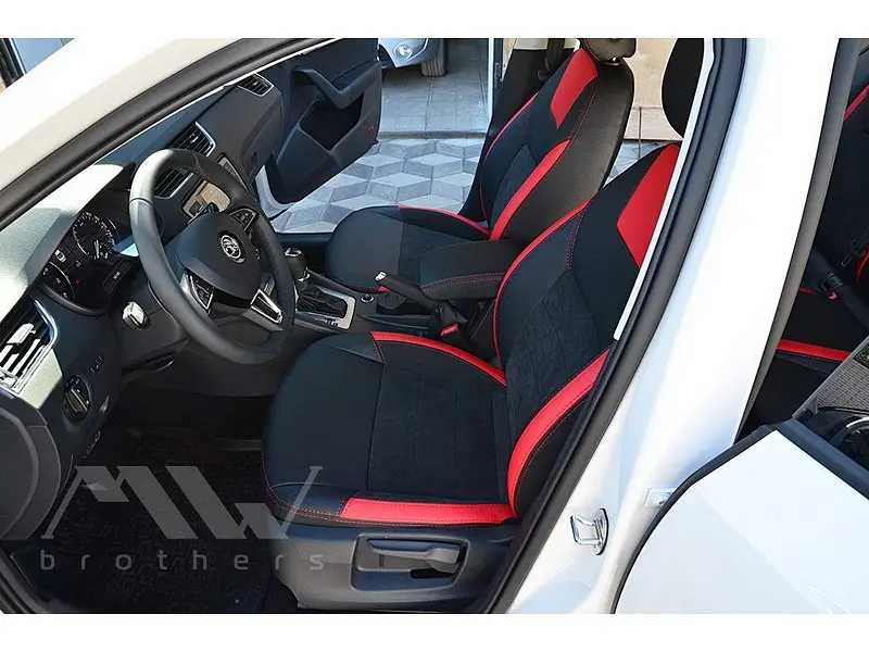Авточохли модельні MW Brothers для Skoda Octavia A7 c 2013 - фото 8