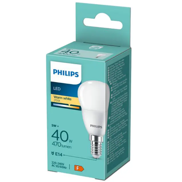 Лампа Philips LED 40W P45 E14 WW FR ND 1PF/6 DISC (929003546503) - фото 3