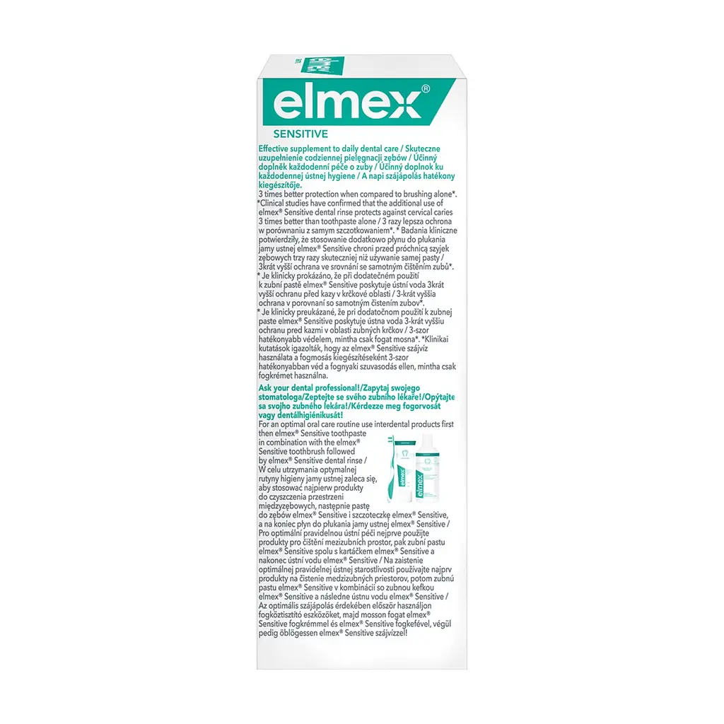 Ополіскувач для порожнини рота Elmex Sensitive Plus 400 мл (7610108065370) - фото 7