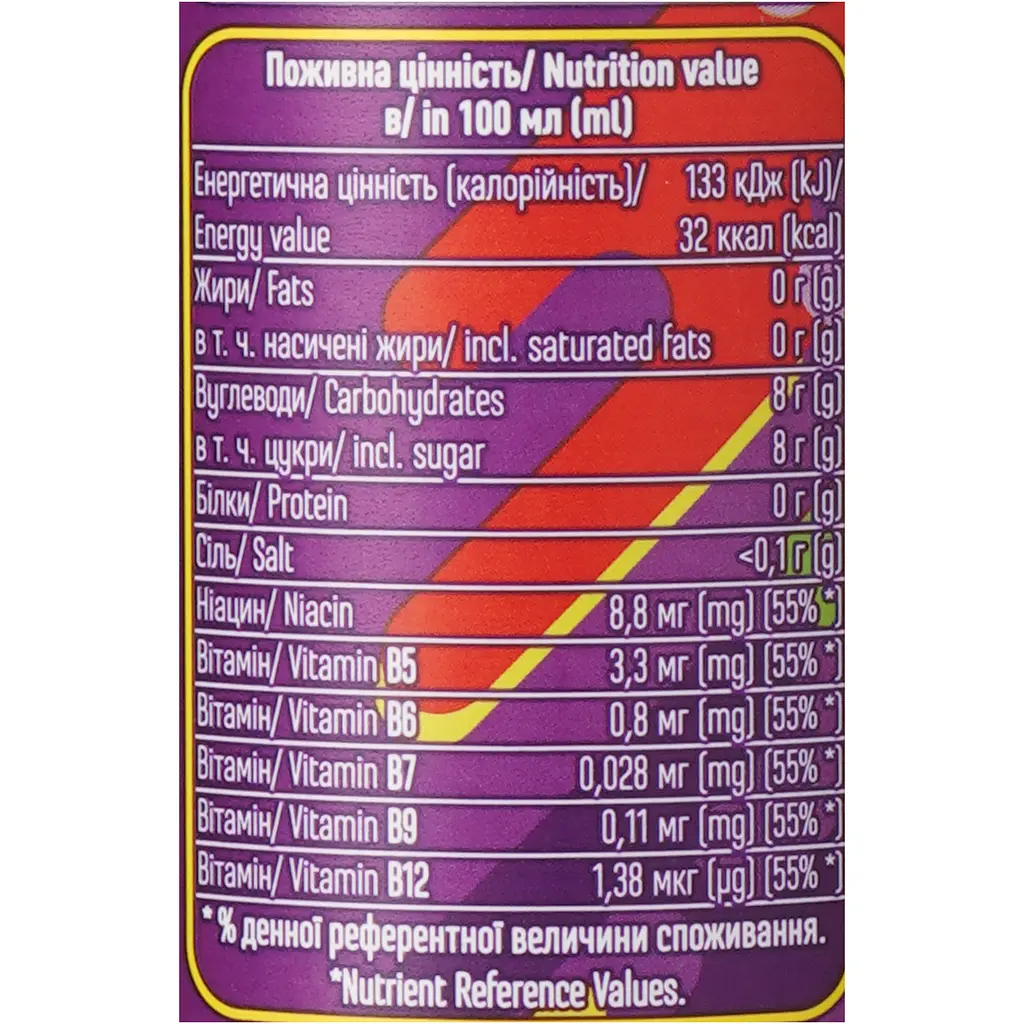 Напій енергетичний Ever Aid Winner Line Dark Forest Fruit 0.33 л - фото 5