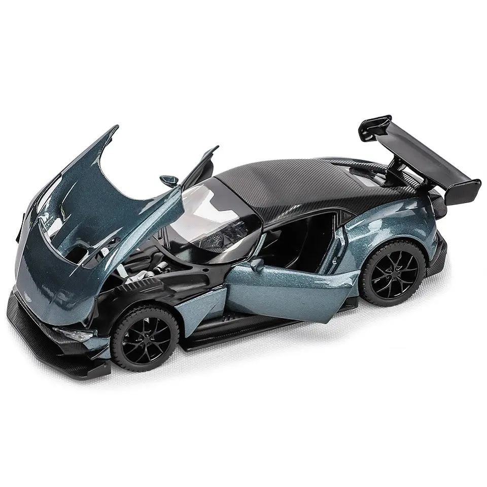 Колекційна металева модель автомобіля АвтоЕксперт Aston Martin Vulcan з інерцією, світлом та звуком 1:32 - фото 5
