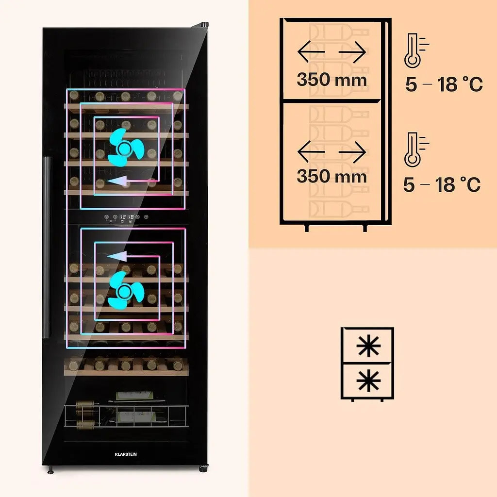 Винний холодильник Klarstein Barossa 54 Uno (10045822) - фото 2