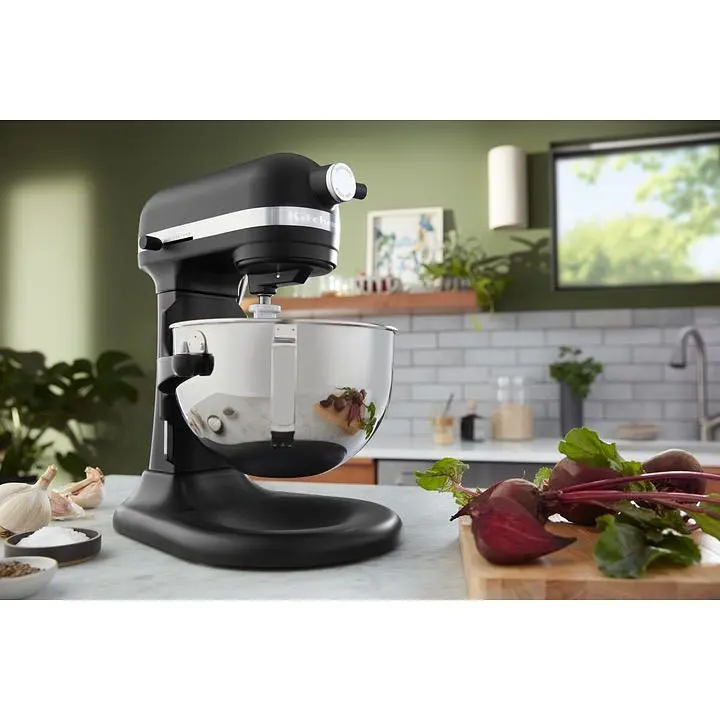 Кухонная машина KitchenAid Heavy Duty 5KSM55SXXEBM с подъемной чашей 5.2 л матовая черная (5KSM55SXXEBM) - фото 11