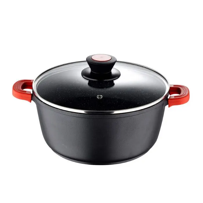 Каструля з кришкою Bergner Chroma 24 см 5 л (BG-30115-BK) - фото 6