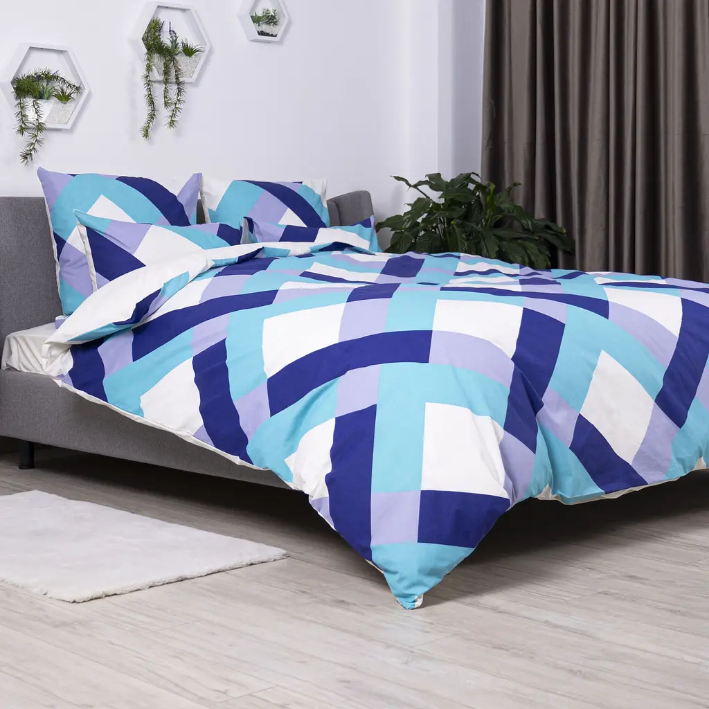 Комплект постільної білизни ТЕП Soft dreams Хвилі Гармонії євро (2-03859_29610) - фото 3