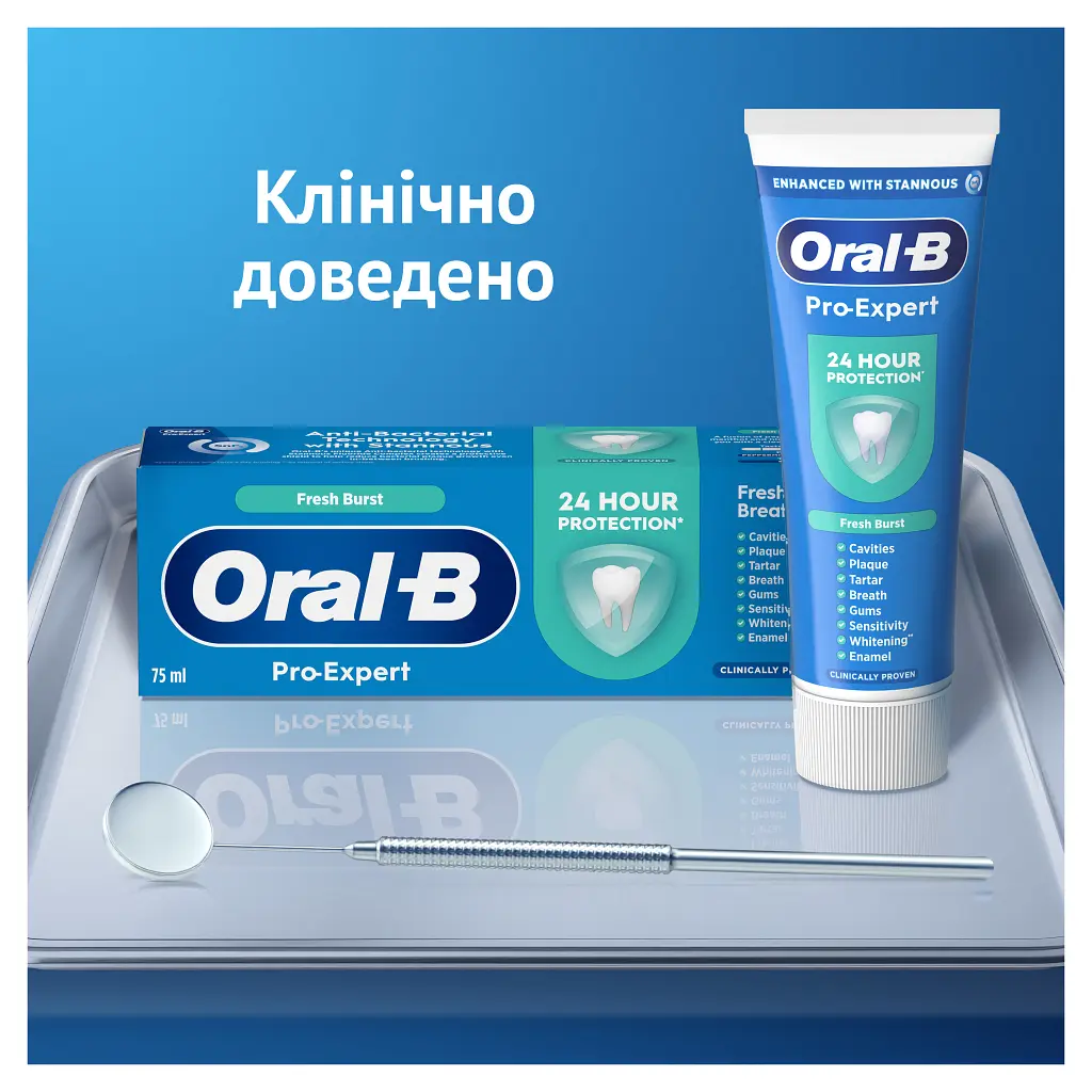 Зубна паста Oral-B Pro-Expert Професійний захист 75 мл (8006530090674) - фото 9