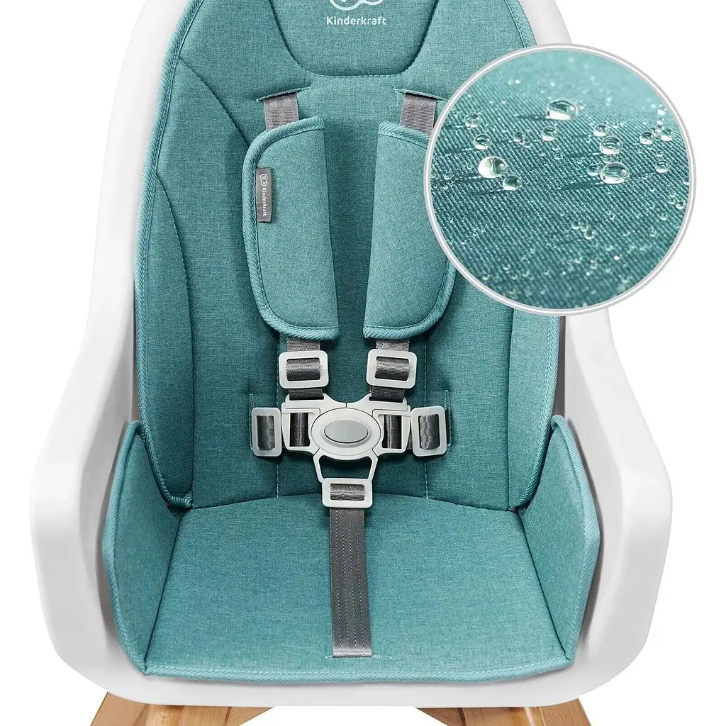 Стільчик для годування Kinderkraft Tixi Turquoise блакитний (00-00158724) - фото 12