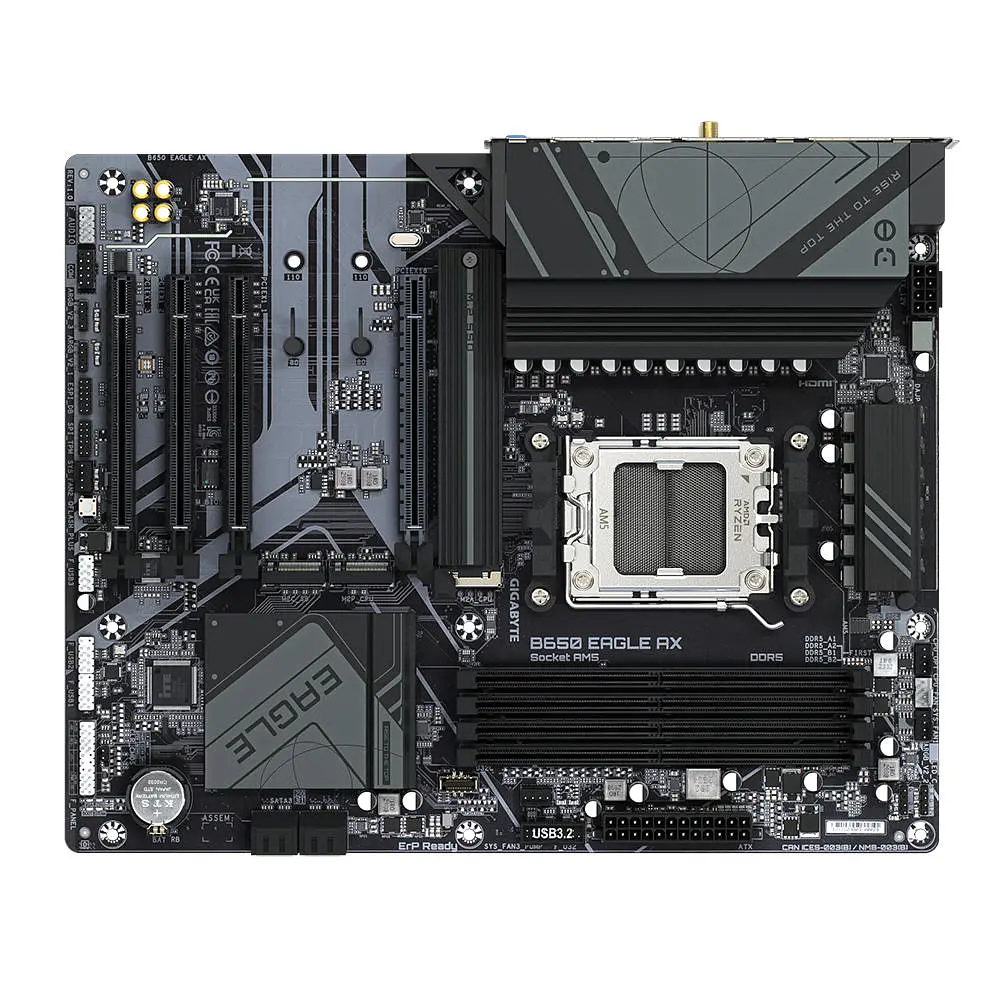 Материнская плата B650 EAGLE AX sAM4 B650 4xDDR5 M.2 HDMI DP Wi-Fi BT ATX Gigabyte teh0018938 - фото 5