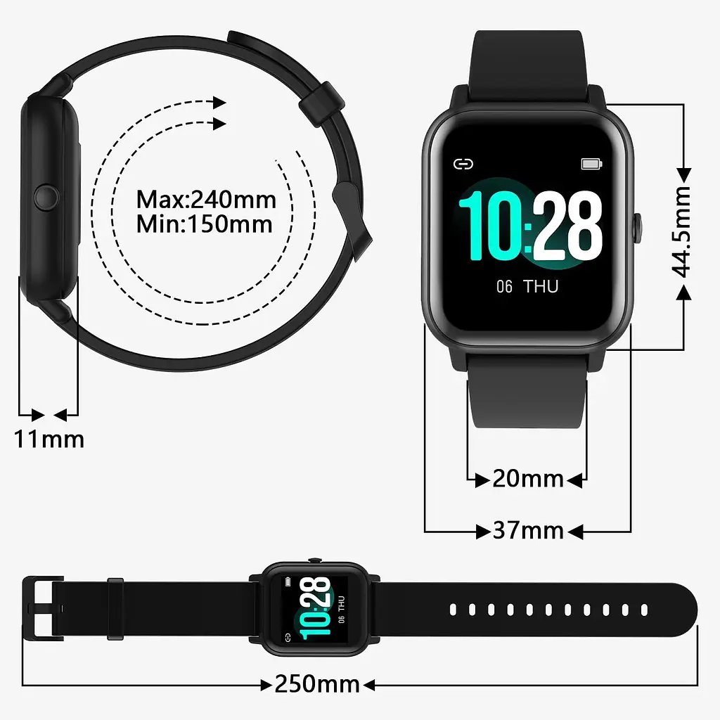 Смарт-часы Blackview R30 Black - фото 7