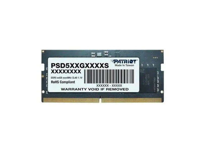 Модуль пам'яті Patriot 8 GB SO-DIMM DDR5 4800 MHz (PSD58G480041S)