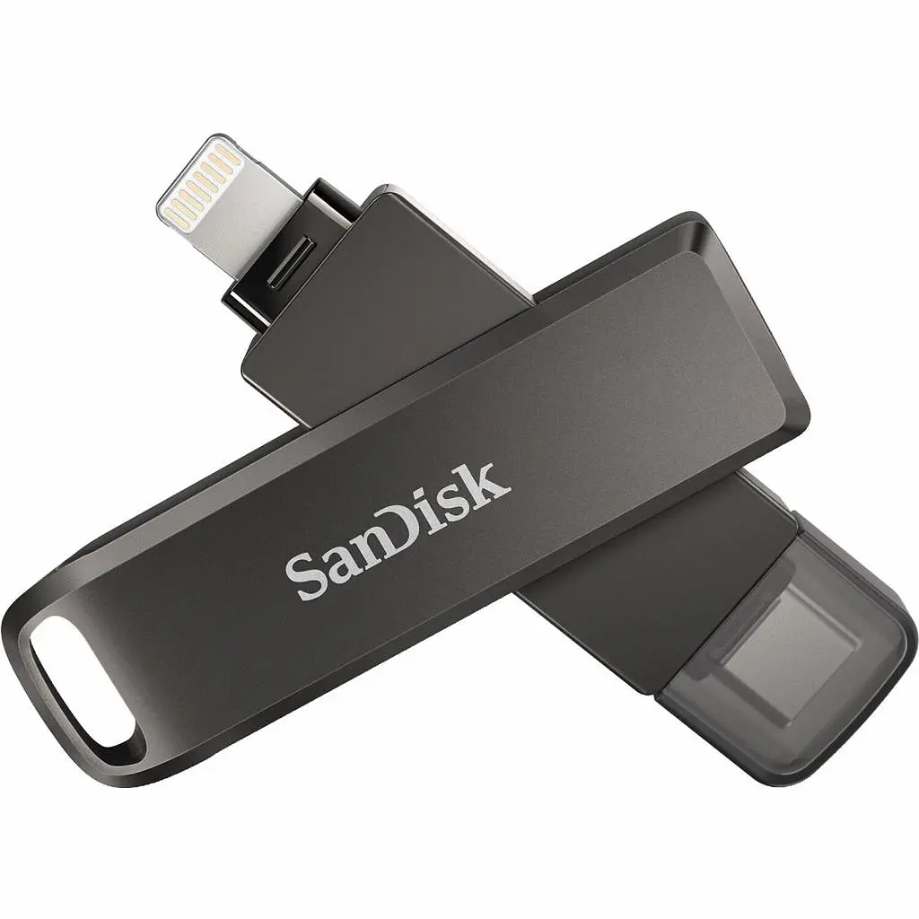 USB флеш накопичувач SanDisk 64GB iXpand Drive Luxe Type-C /Lightning (SDIX70N-064G-GN6NN) - фото 3