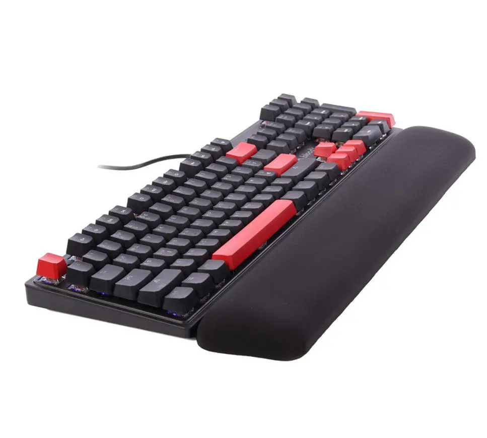 Клавиатура игровая механическая A4Tech Bloody S-525-N BLMS Red Plus Switch USB RGB Fire Black - фото 5
