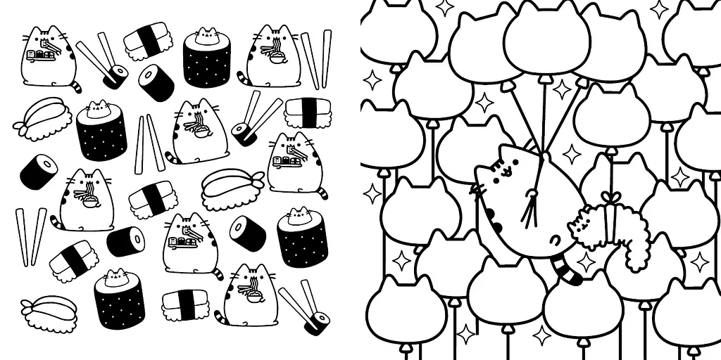 Книга Розмальовка Pusheen Артбукс 2033 Різнокольоровий shop (9786175232033) - фото 4